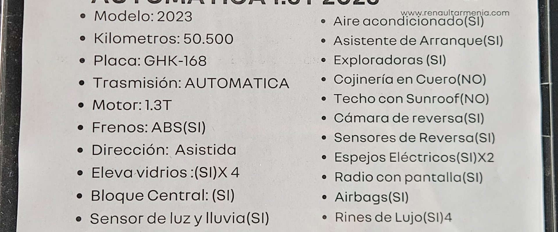 Renault Duster Intens Automatica 1.3T (2023)1
